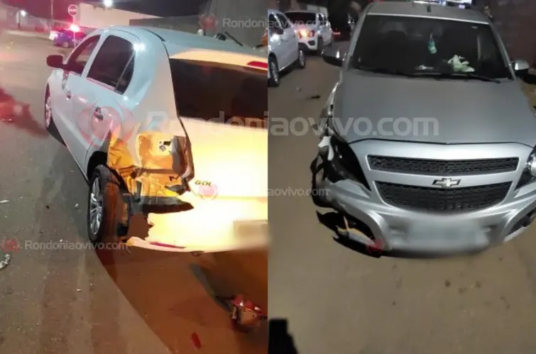 Motorista bêbado é preso após colidir contra carro de motorista de aplicativo em Porto Velho