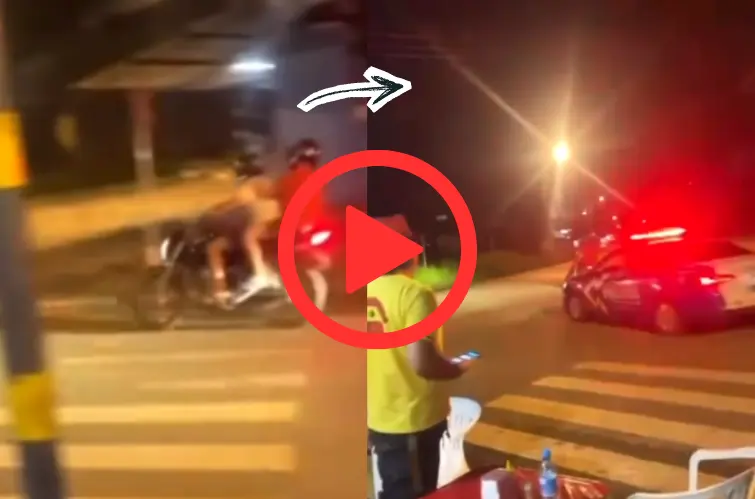 Fuga arriscada termina com prisão após perseguição policial em Nova Mamoré; Veja o vídeo