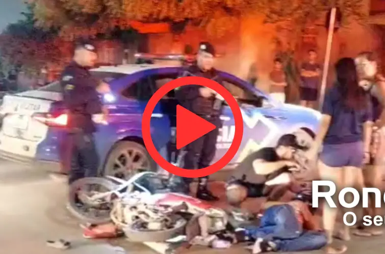 Motociclista sofre fraturas após grave acidente na zona Leste de Porto Velho