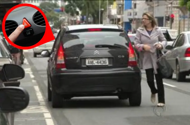 Pisca-alerta não é 