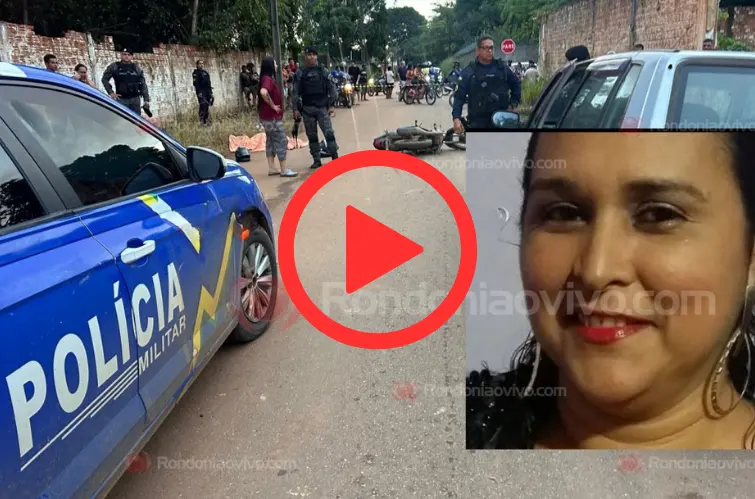 Identificada passageira de moto por aplicativo que morreu após porta de carro ser aberta repentinamente em Porto Velho