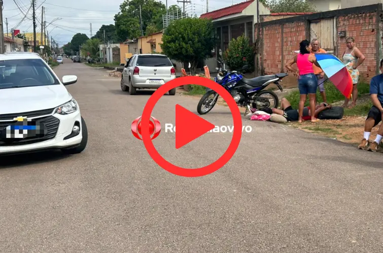 Mulher sofre fratura exposta em mais um grave acidente na capital