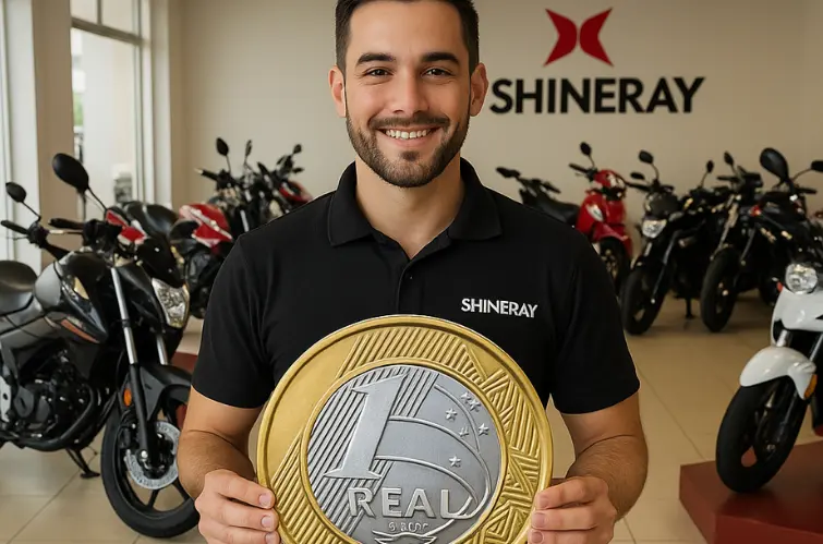 Shineray encerra hoje ação que permite comprar moto 0 km com entrada a partir de R$ 1