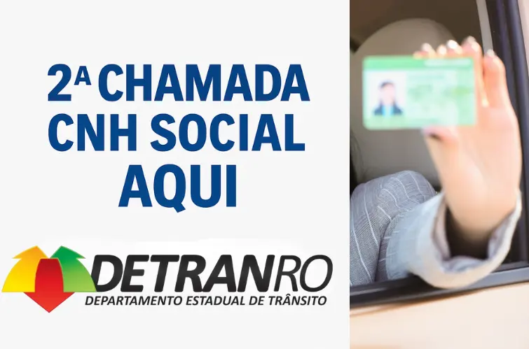 Saiu a 2ª chamada do CNH Social em Rondônia — clique aqui e veja se seu nome está na lista!