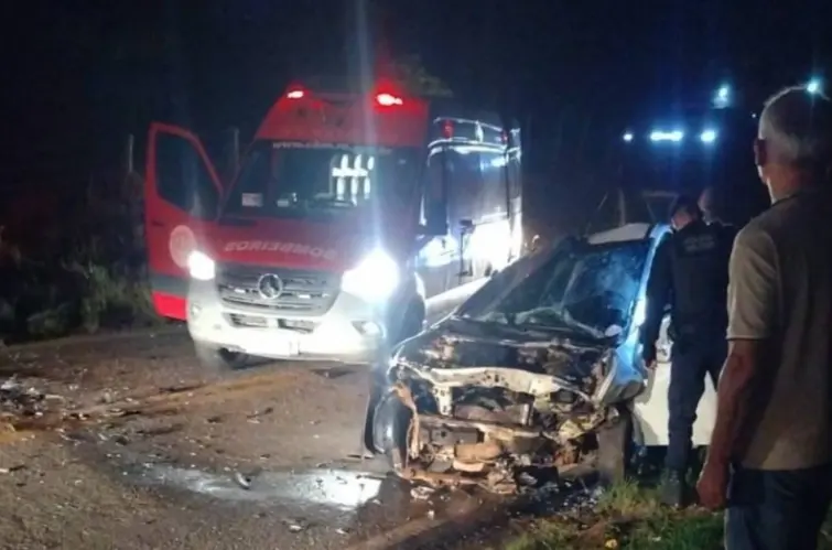 Colisão frontal deixa um morto e quatro feridos entre Colorado do Oeste e Vilhena