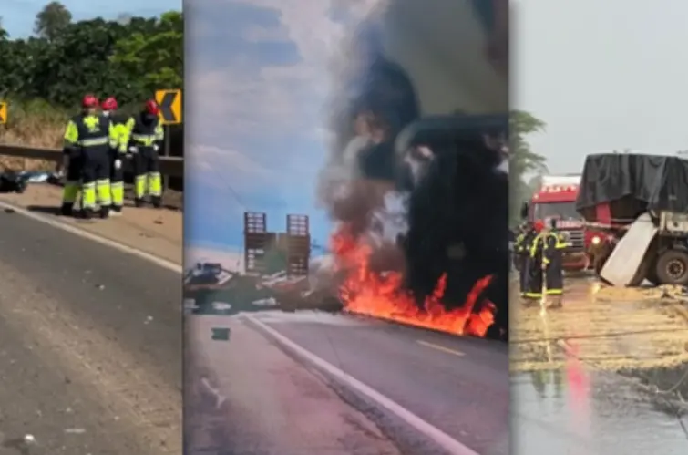 BR-364 registra sequência de acidentes graves e reacende alerta sobre tráfego intenso de carretas em Rondônia