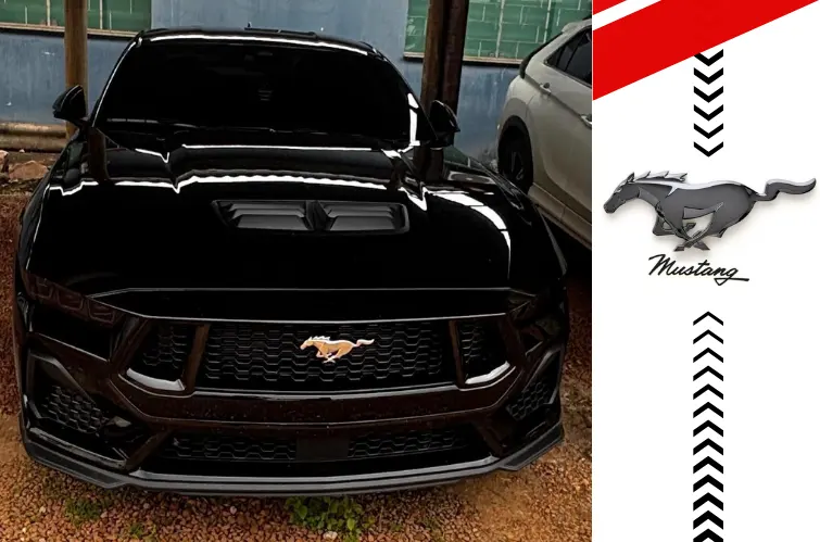 Mustang V8 é apreendido durante operação da PF em Porto Velho; veja tudo sobre o esportivo