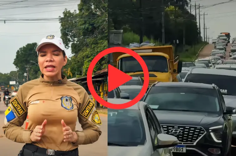 Intervenção altera tráfego na Estrada do Santo Antônio em Porto Velho